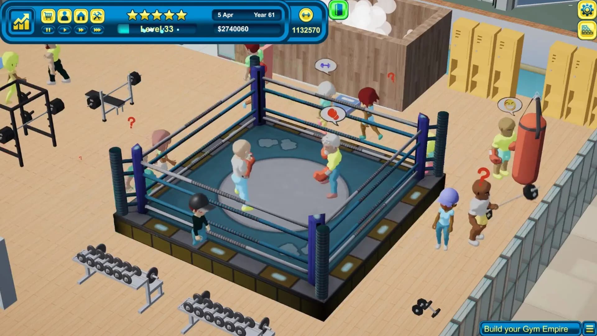 Gym Empire - Idle Gym Tycoon Management görsel 12