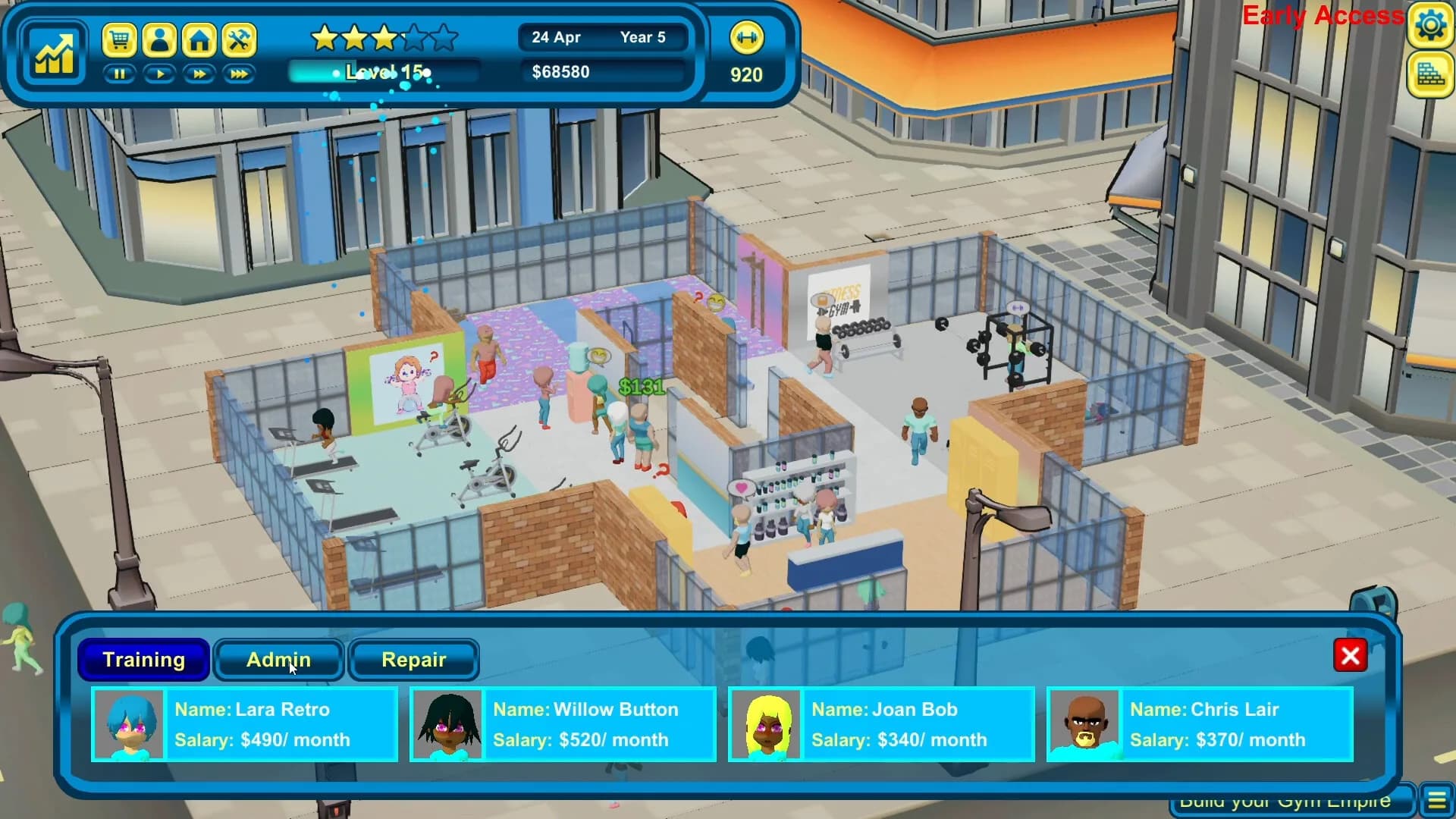 Gym Empire - Idle Gym Tycoon Management görsel 16