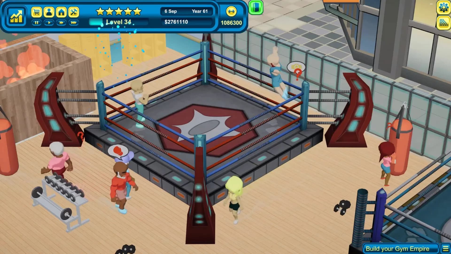 Gym Empire - Idle Gym Tycoon Management görsel 5