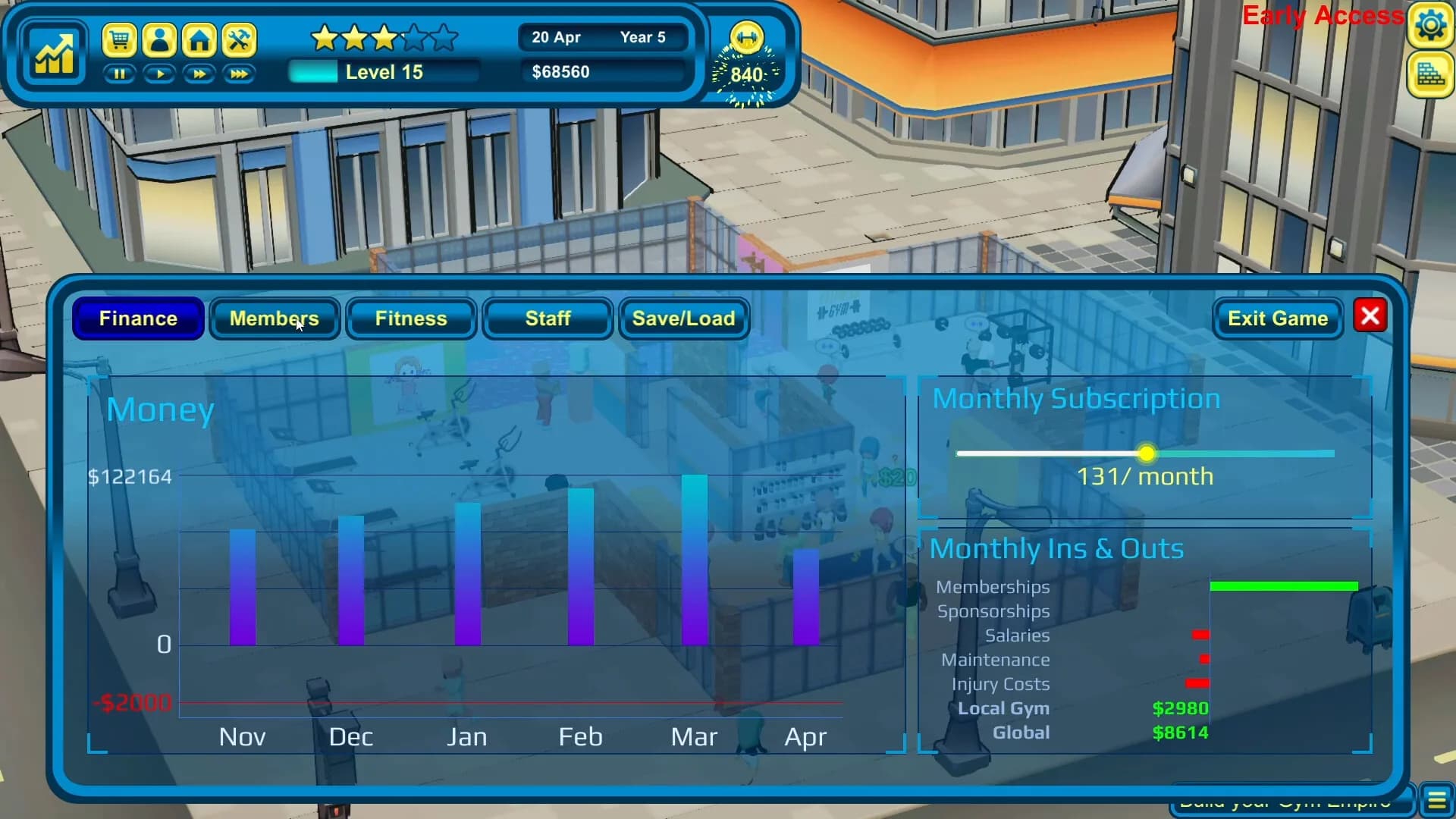 Gym Empire - Idle Gym Tycoon Management görsel 10