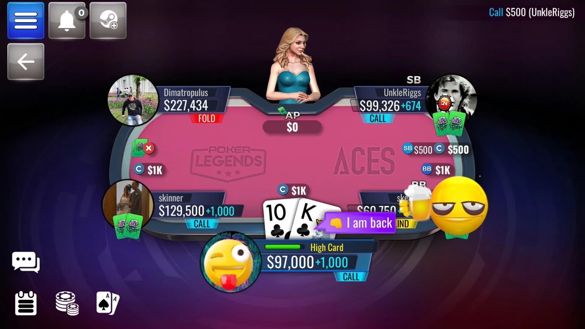 Poker Legends: Texas Hold'em Poker Tournaments görsel 10