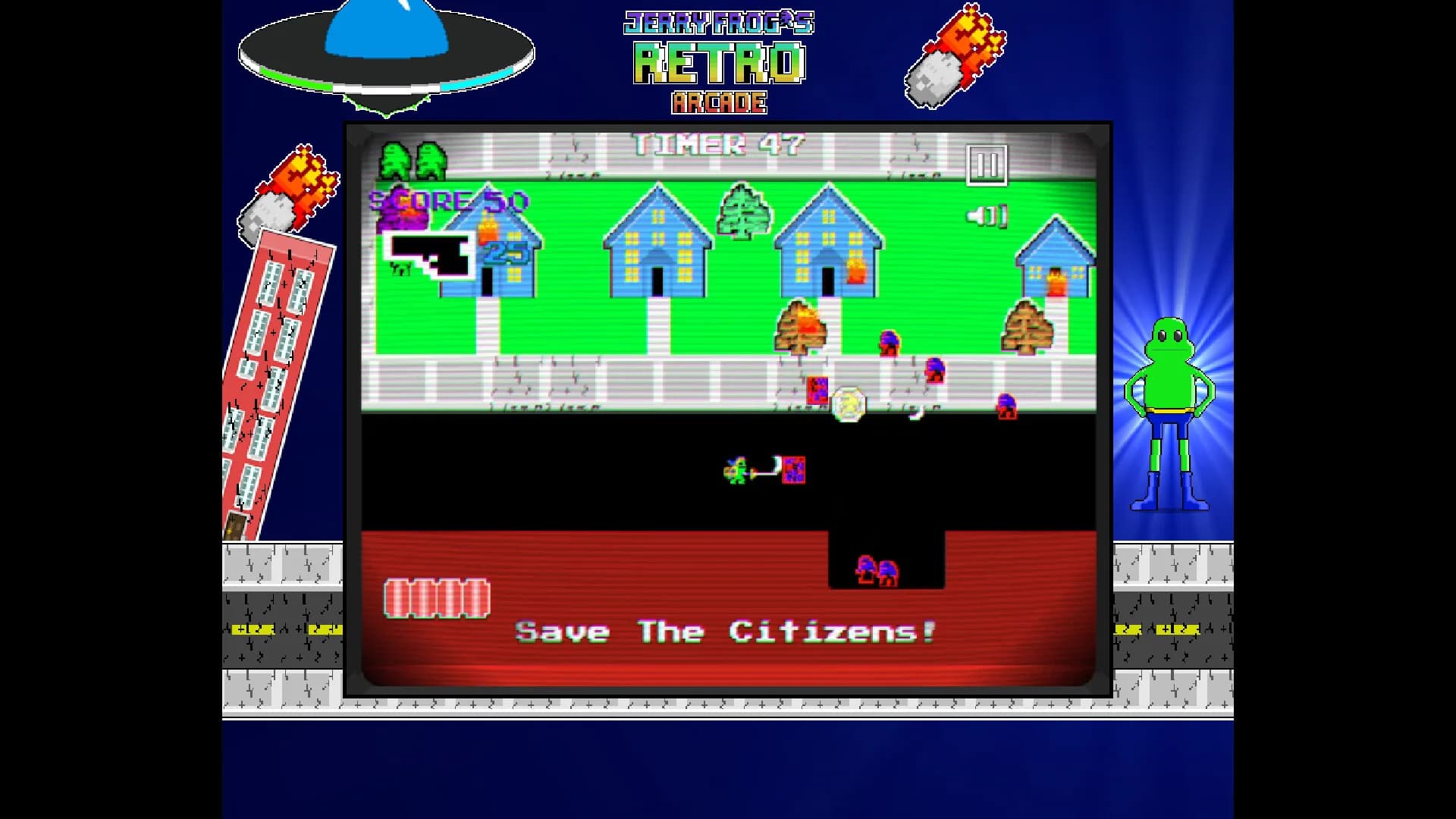 Jerry Frog's Retro Arcade görsel 2