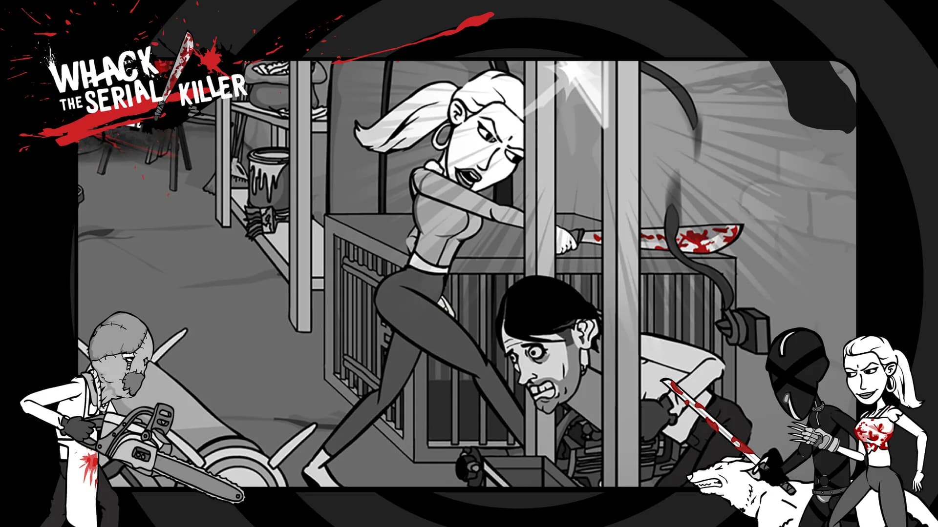 Whack the Serial Killer 20 Ways plus Neighbour, Burglars... görsel 3