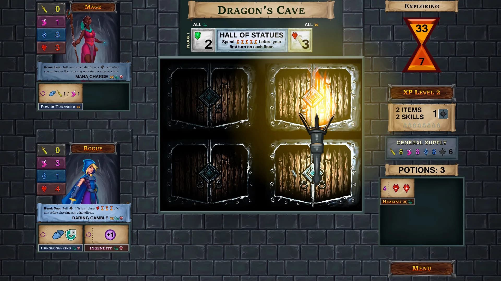 One Deck Dungeon görsel 3