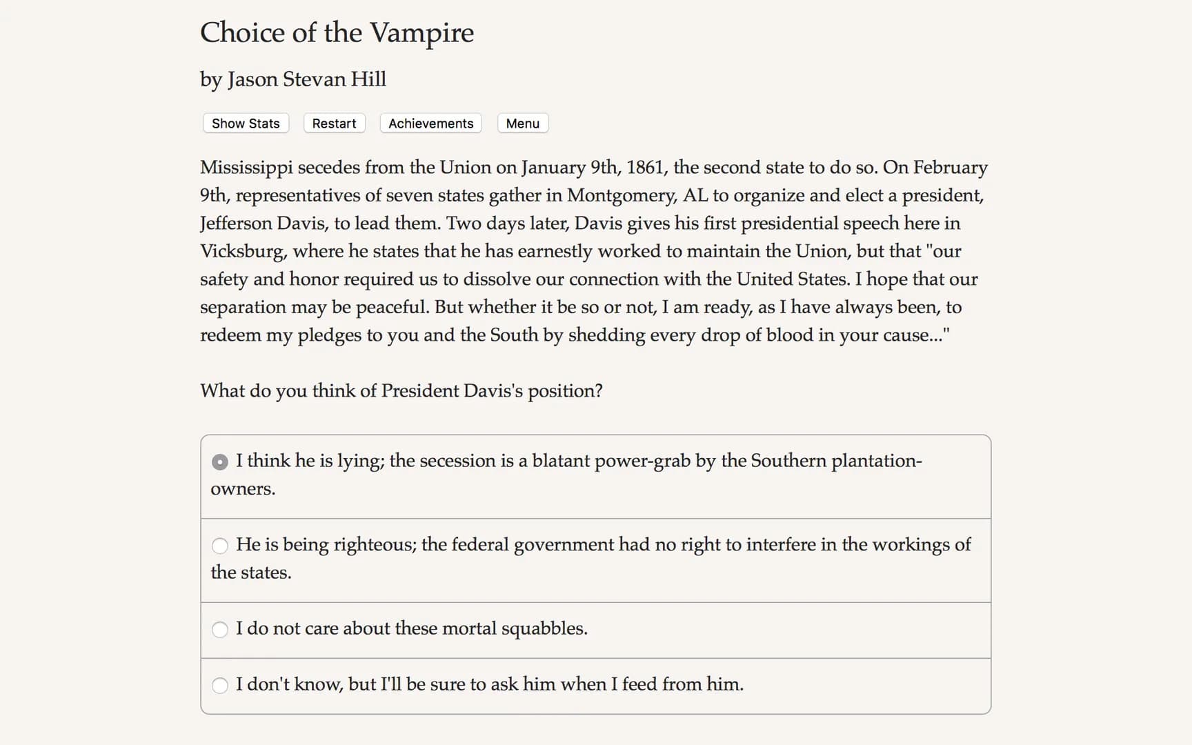 Choice of the Vampire görsel 2