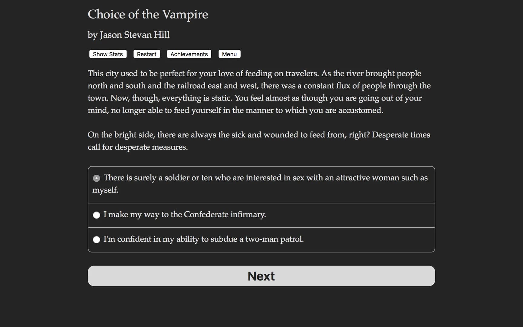 Choice of the Vampire görsel 3