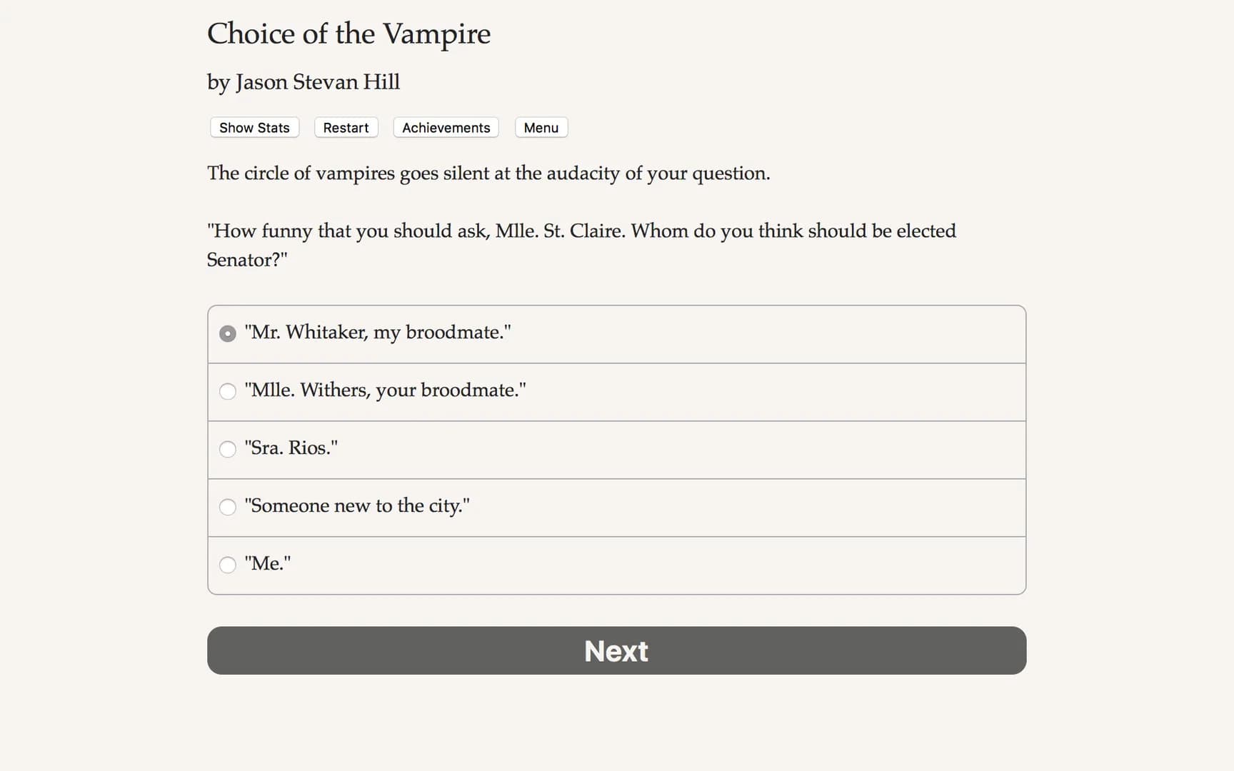 Choice of the Vampire görsel 5