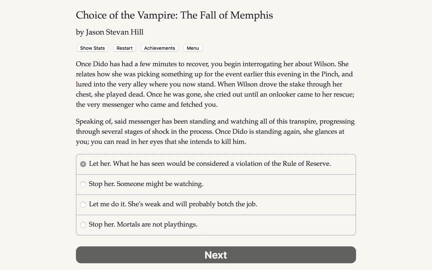 Choice of the Vampire: The Fall of Memphis görsel 5