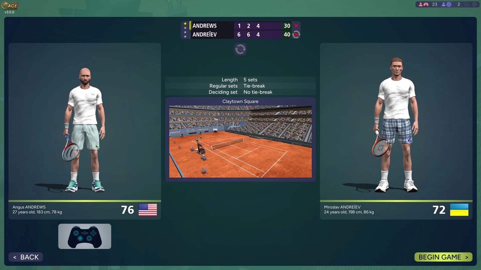 Full Ace Tennis Simulator görsel 4