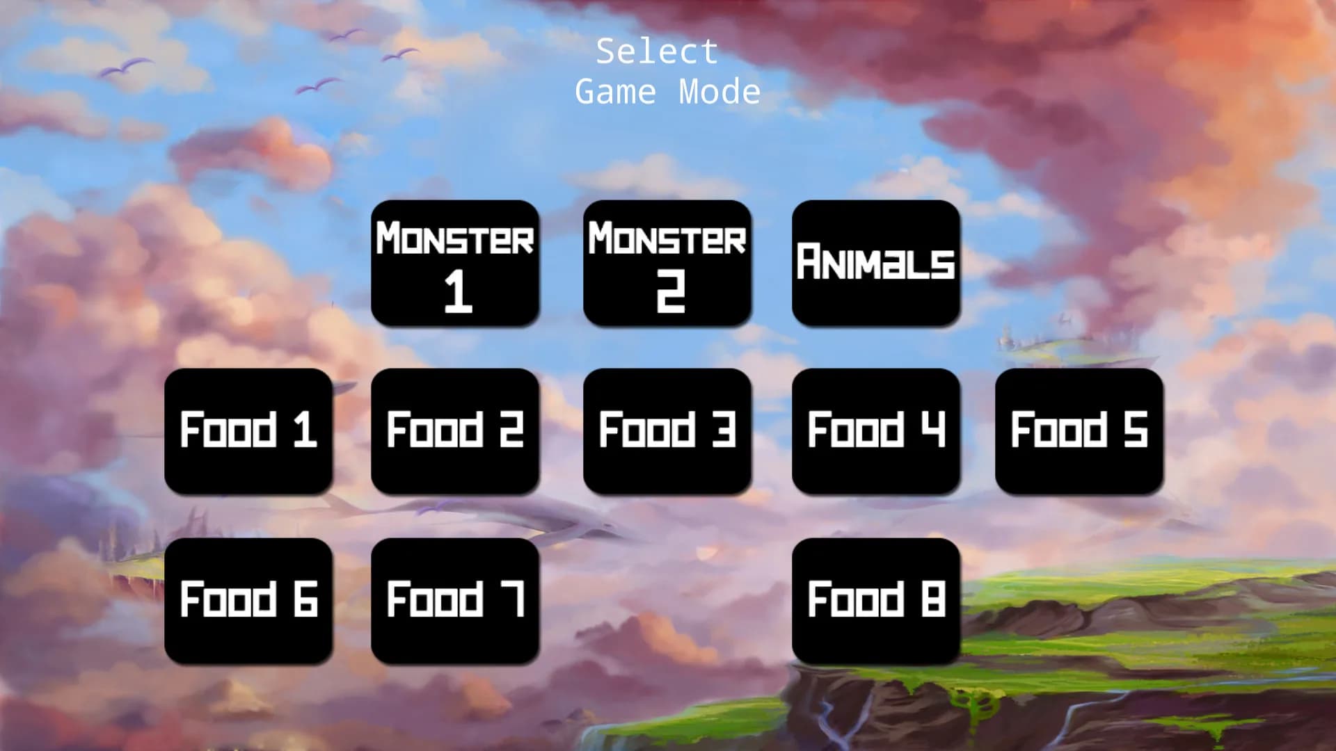 Food Monster and Animals Memory Match görsel 8