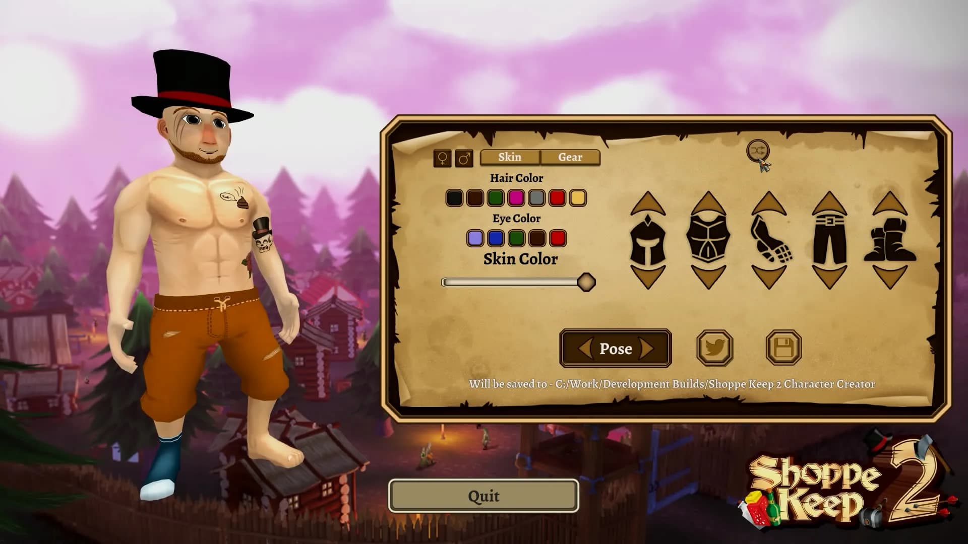 Shoppe Keep 2 Character Creator Preview görsel 2