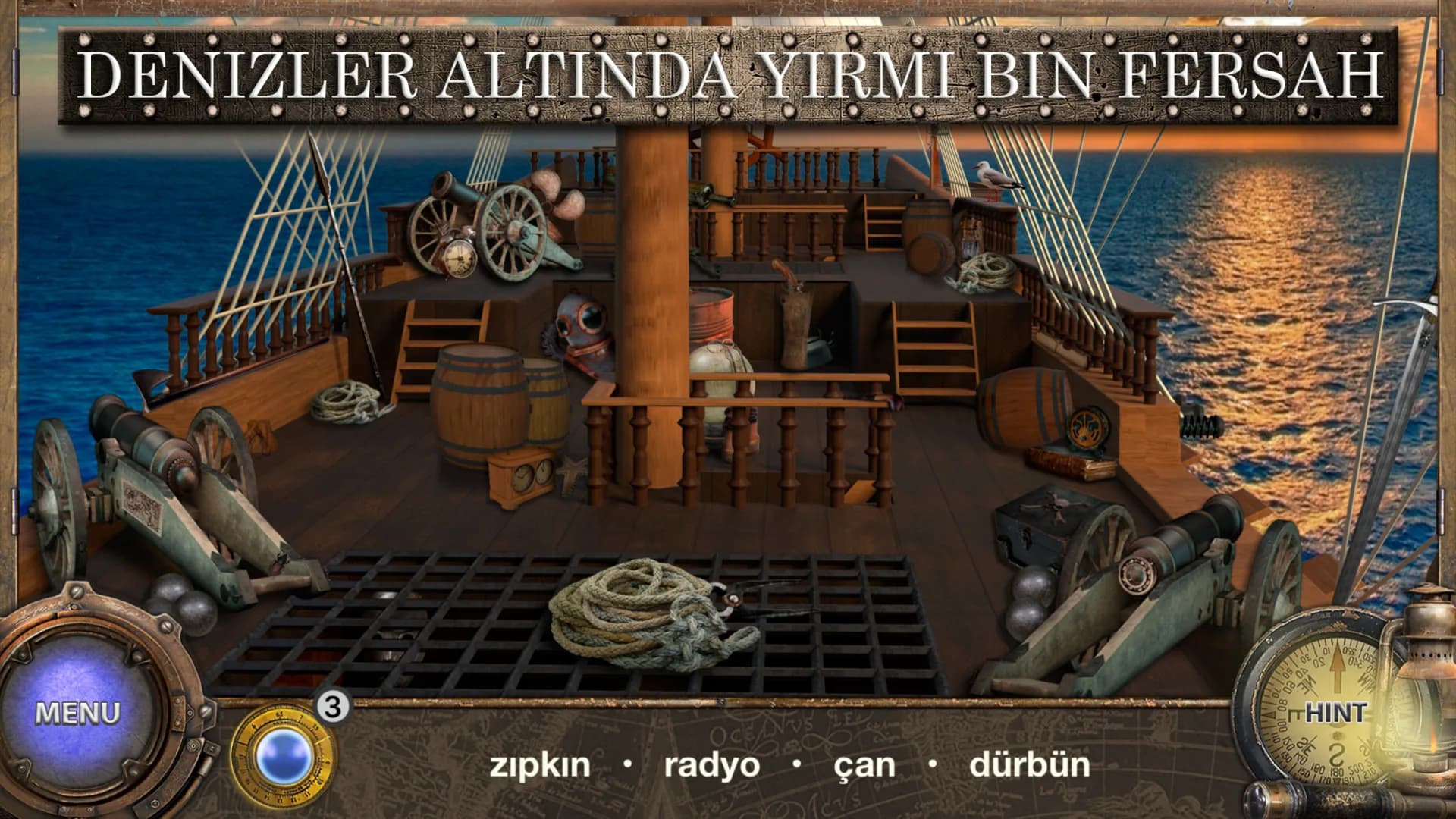 Hidden Object Adventure: Captain Nemo. Objets Cachés görsel 2