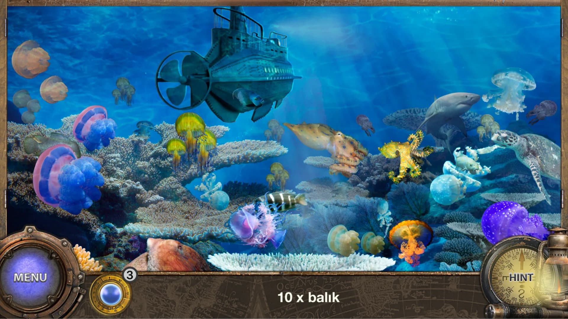 Hidden Object Adventure: Captain Nemo. Objets Cachés görsel 3