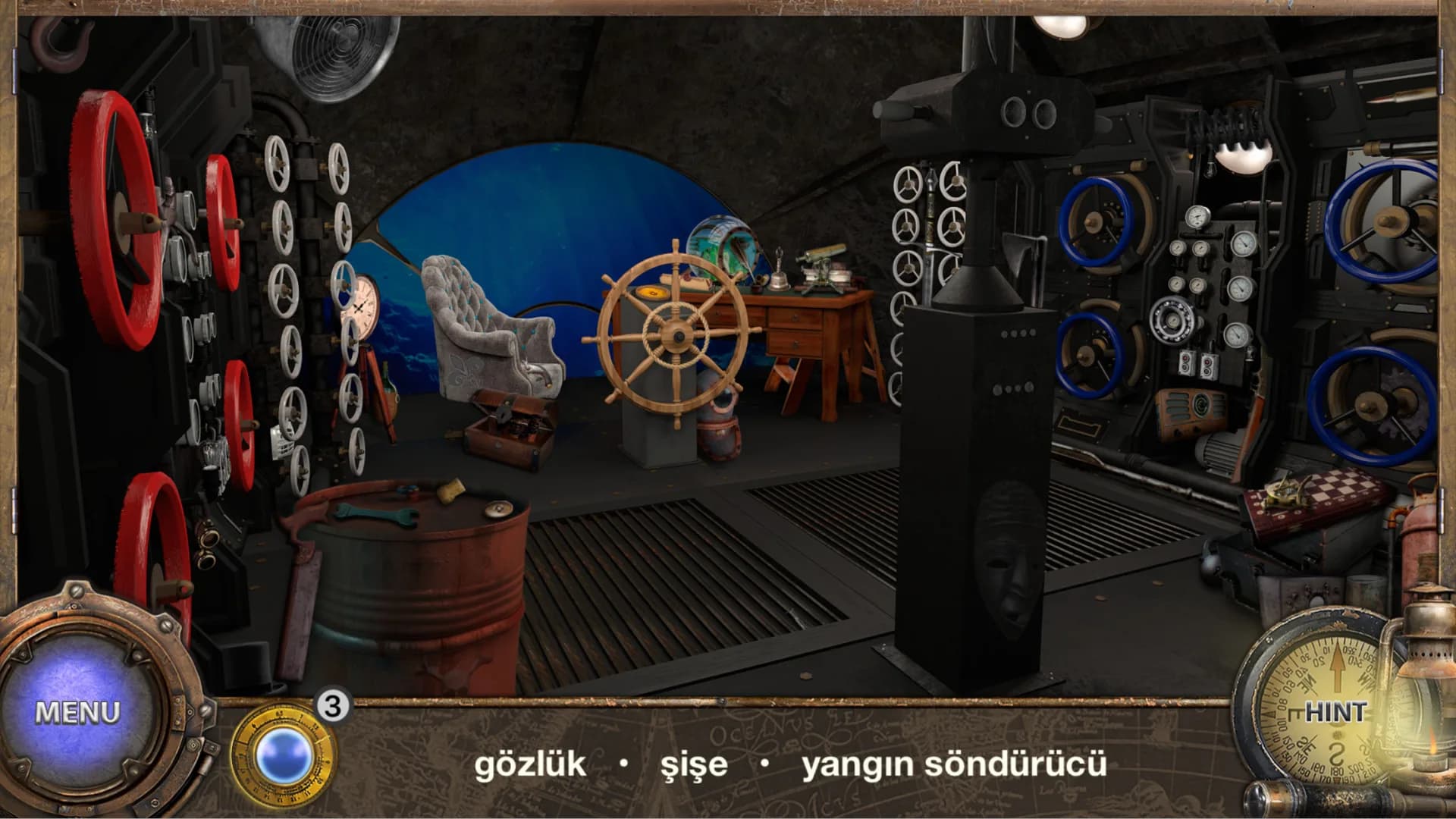 Hidden Object Adventure: Captain Nemo. Objets Cachés görsel 4