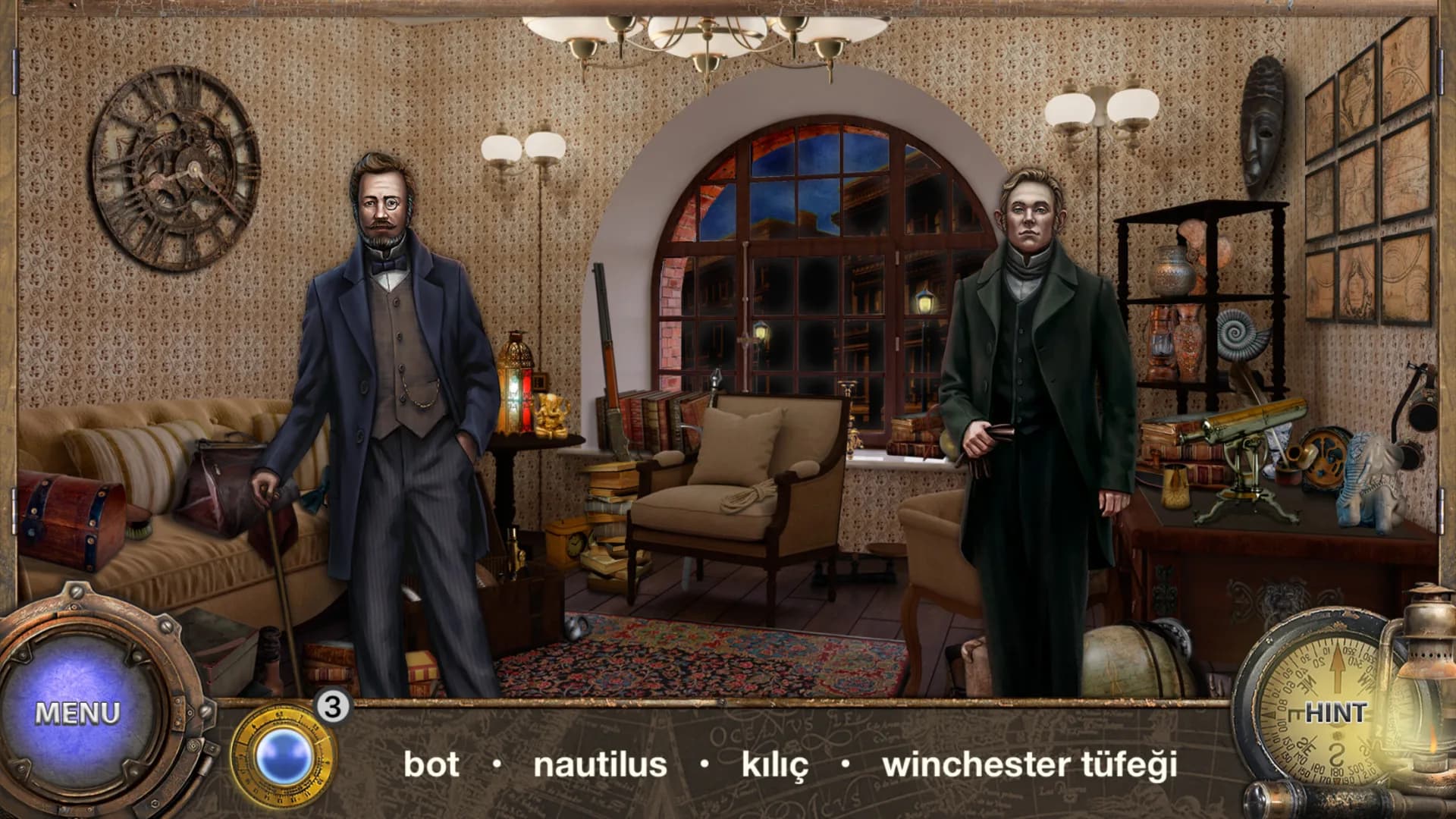 Hidden Object Adventure: Captain Nemo. Objets Cachés görsel 5
