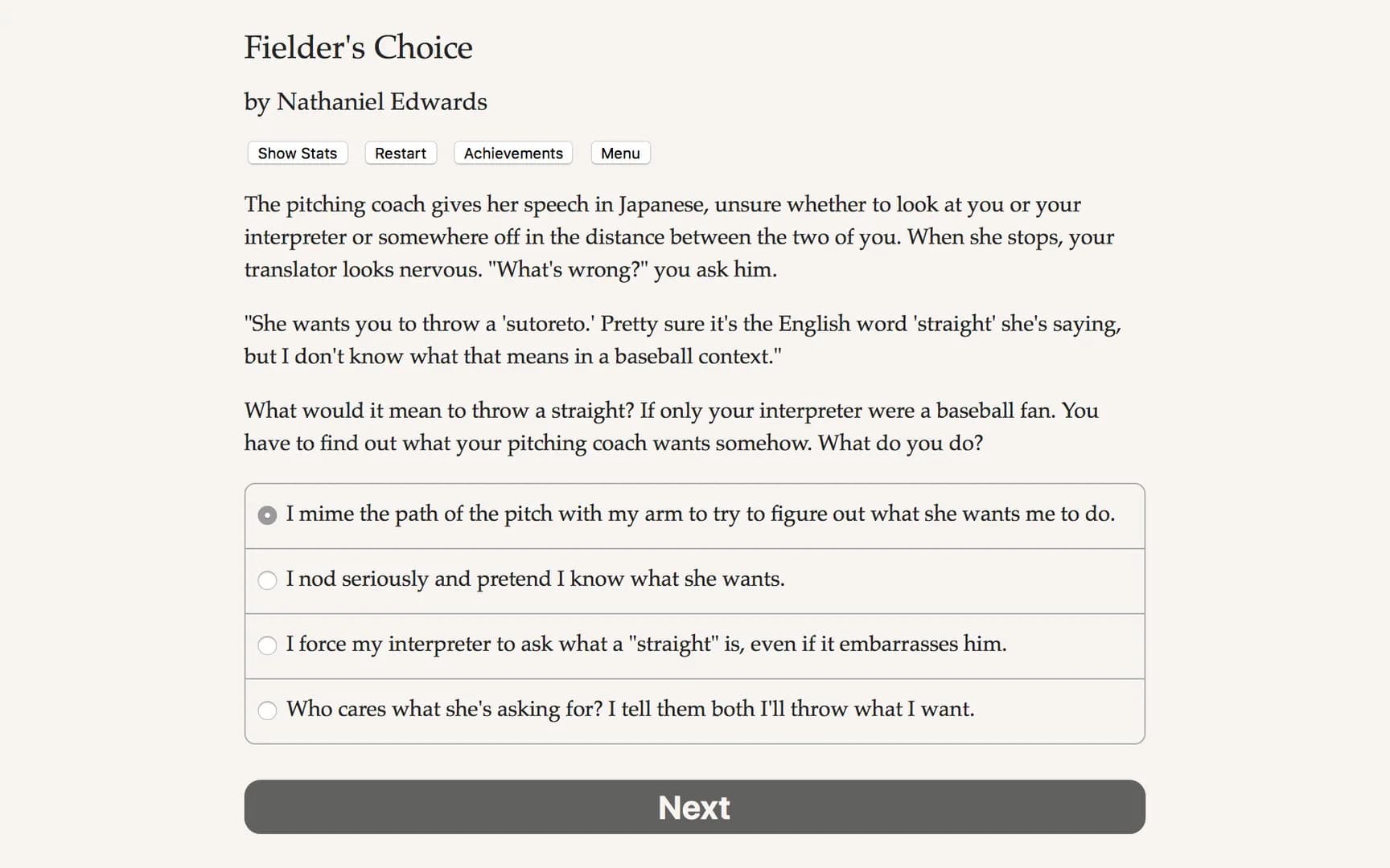The Fielder's Choice görsel 5