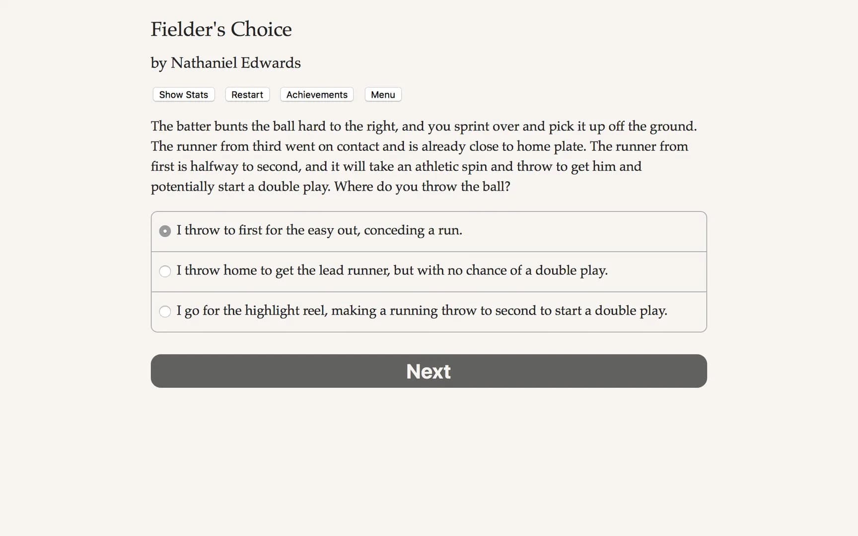 The Fielder's Choice görsel 6