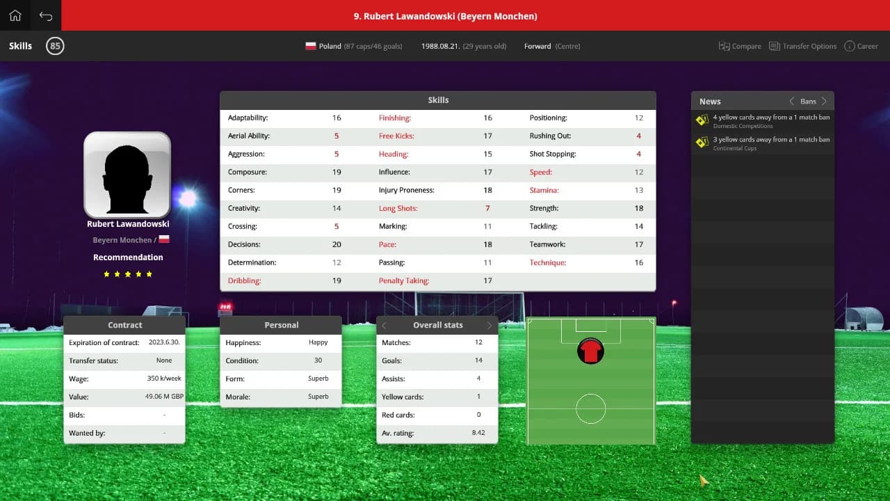 Global Soccer: A Management Game 2018 görsel 3