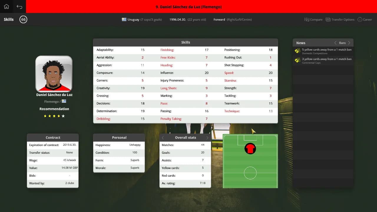 Global Soccer: A Management Game 2018 görsel 13