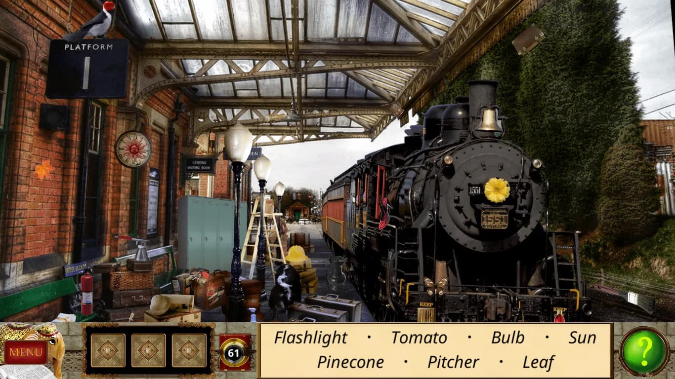Detective Holmes: Trap for the Hunter. Hidden objects. 探し物 görsel 2