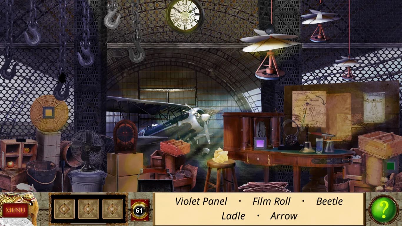Detective Holmes: Trap for the Hunter. Hidden objects. 探し物 görsel 6