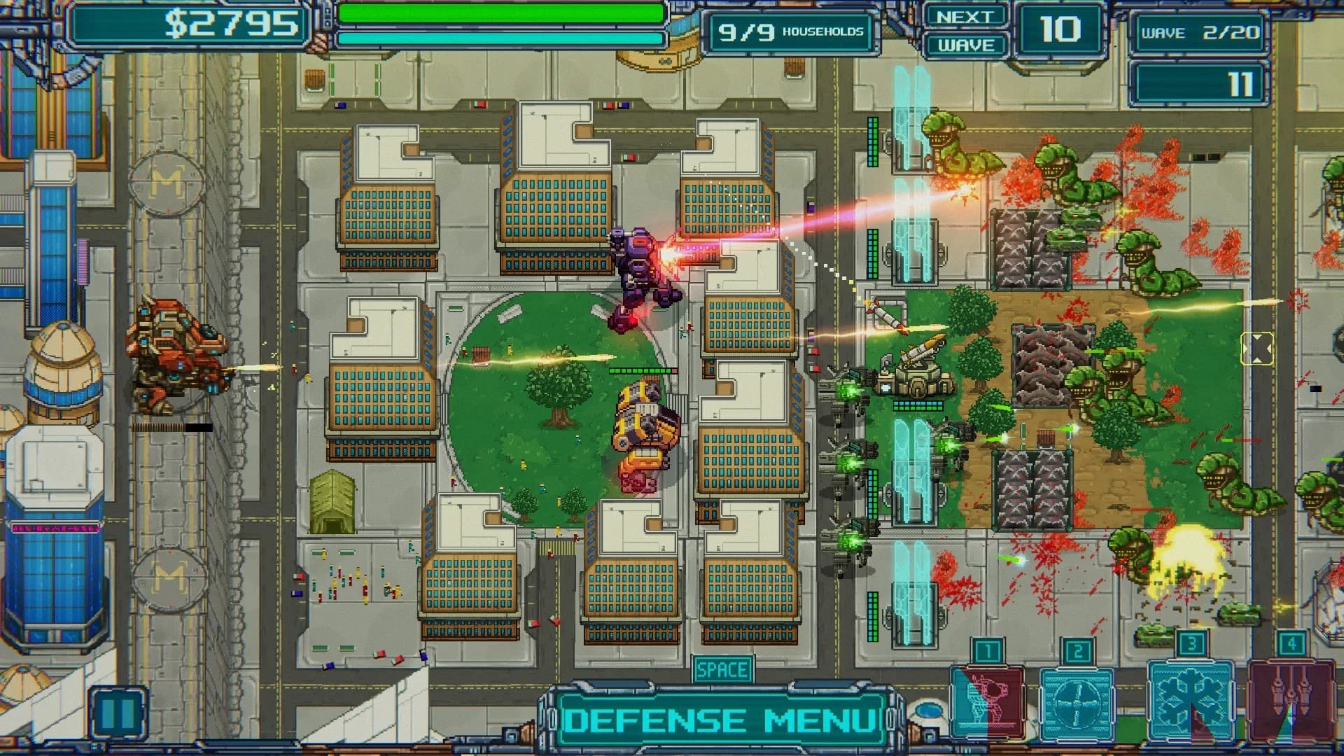 Mechs V Kaijus - Tower Defense görsel 2