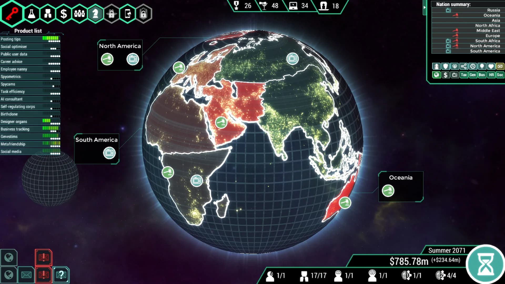 Spinnortality | cyberpunk management sim görsel 2