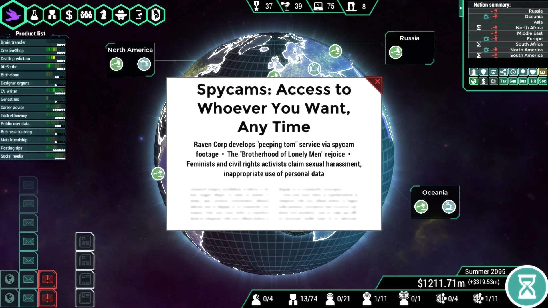 Spinnortality | cyberpunk management sim görsel 8