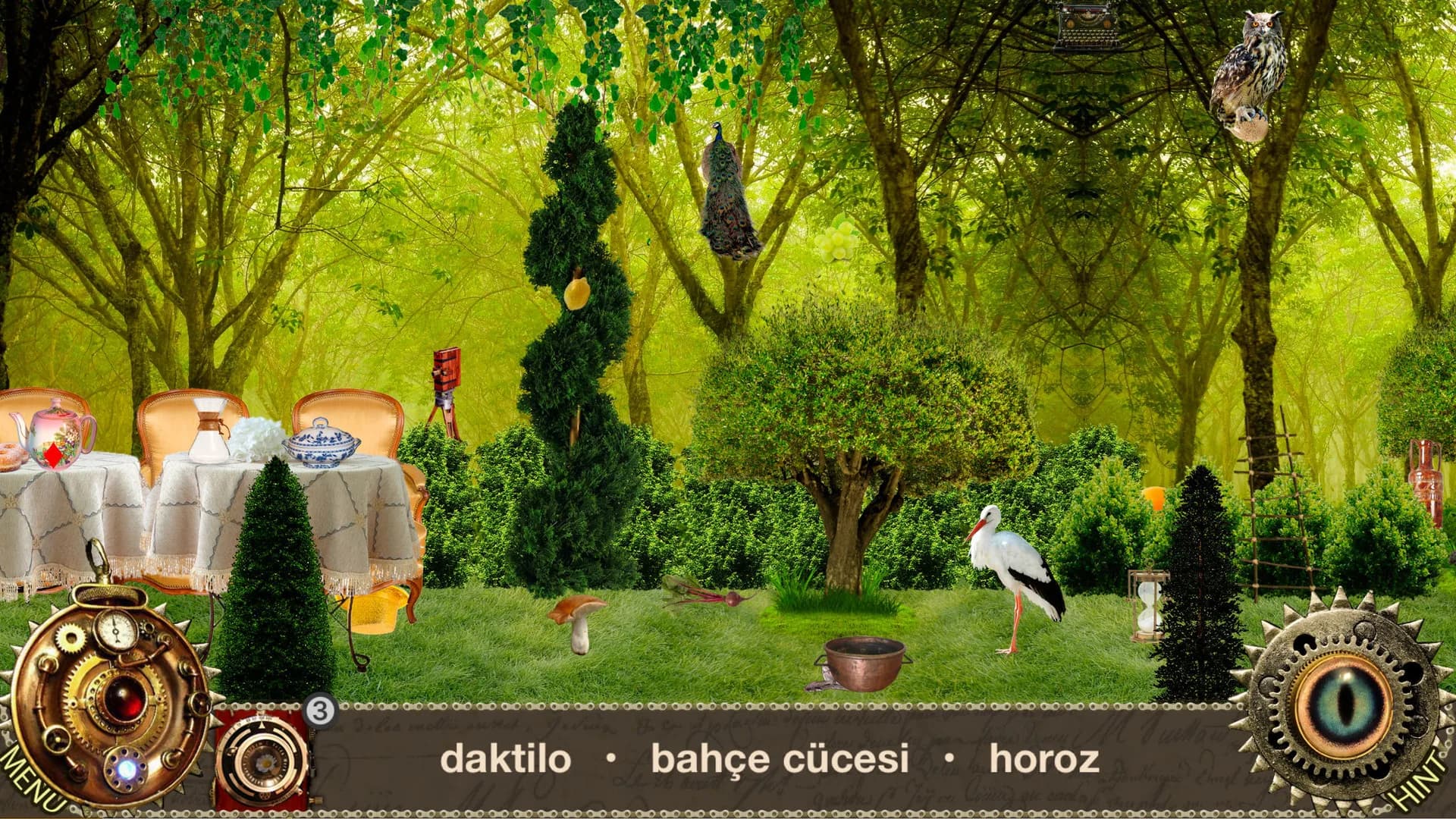 Alice's Adventures - Hidden Object. Wimmelbild görsel 3