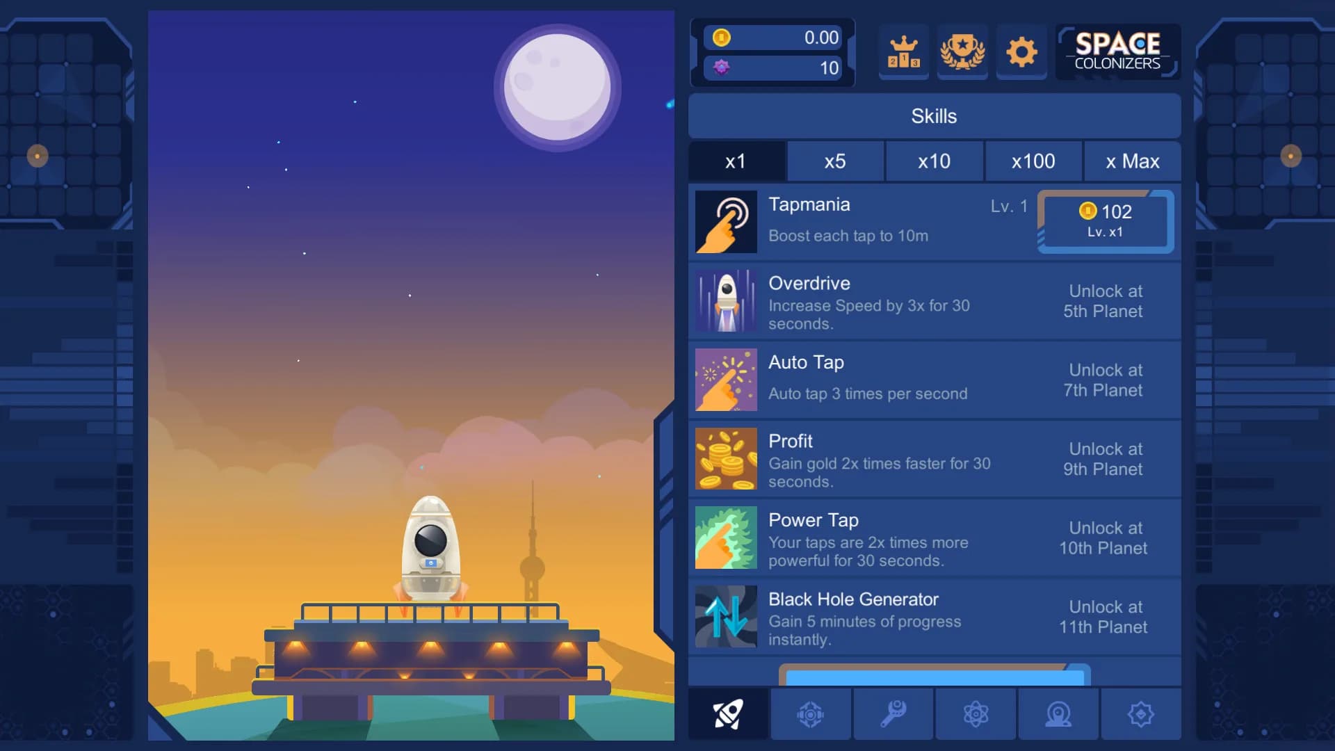 Space Colonizers Idle Clicker görsel 2