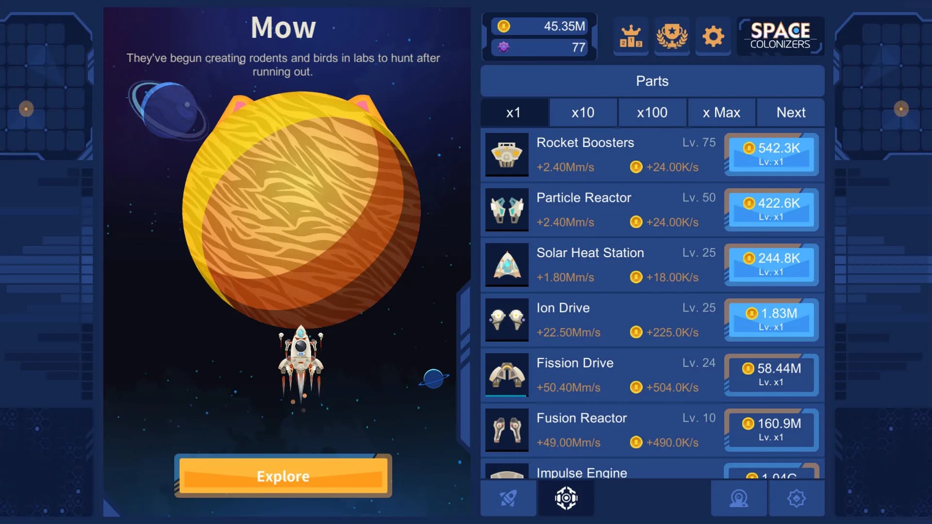 Space Colonizers Idle Clicker görsel 4