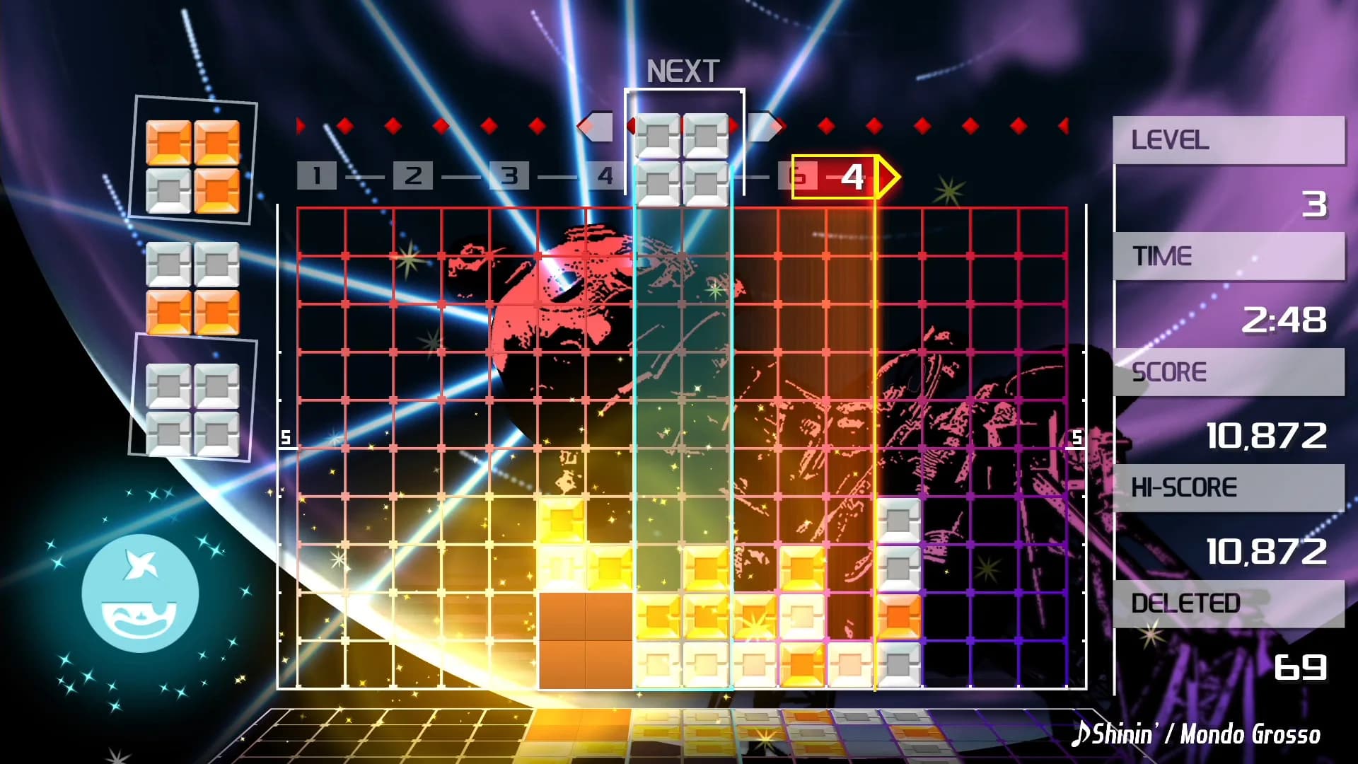 LUMINES REMASTERED görsel 2