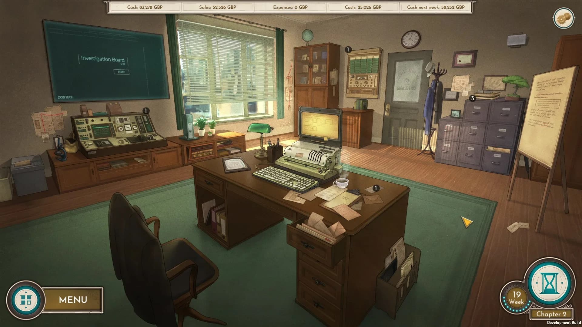 Coffee Noir - Business Detective Game görsel 2