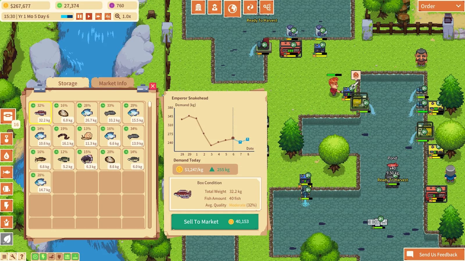 Aquaculture Land: Fish Farming Simulation görsel 3