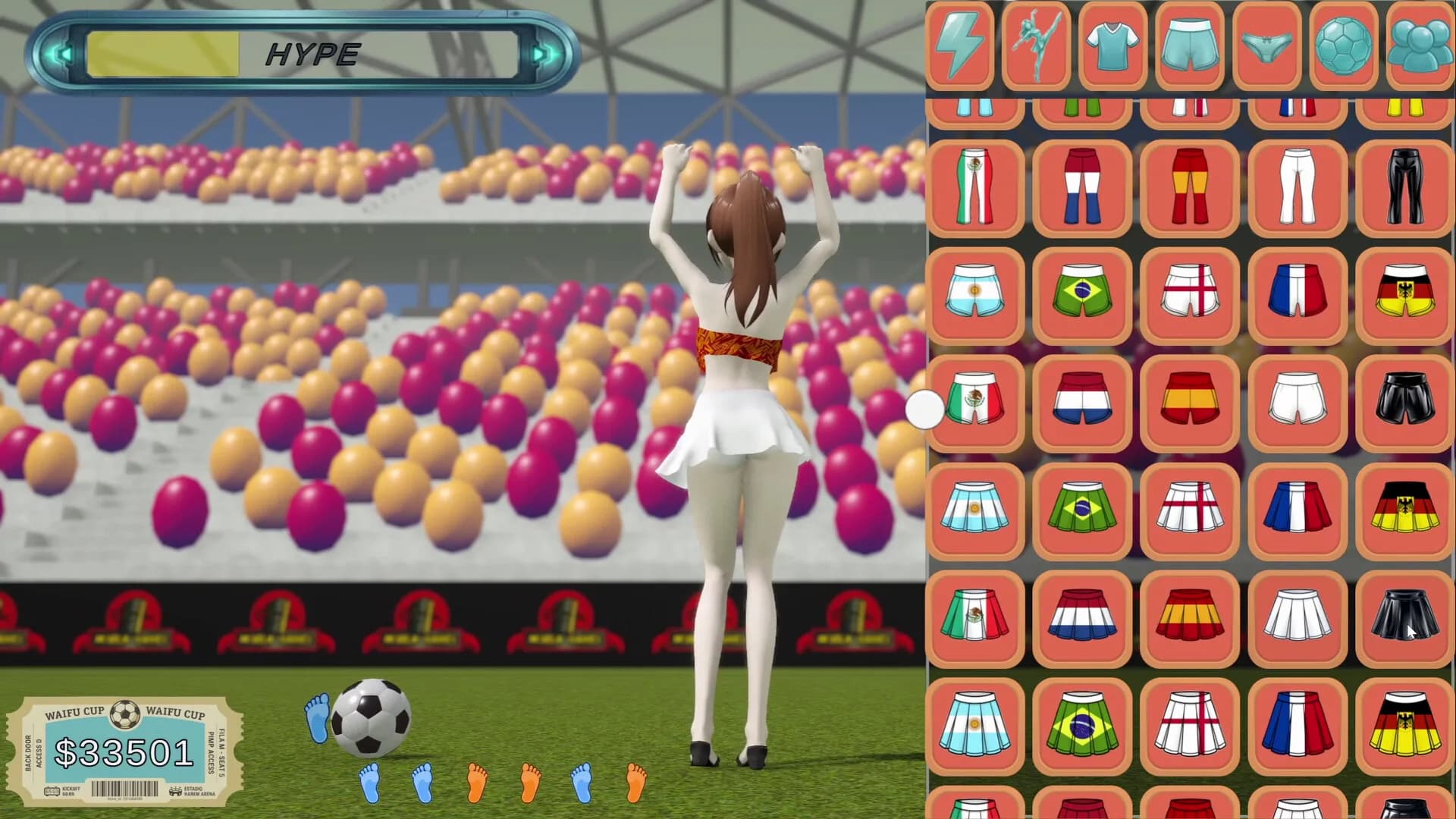 World Cup Waifu Clicker: Soccer Evolution görsel 5
