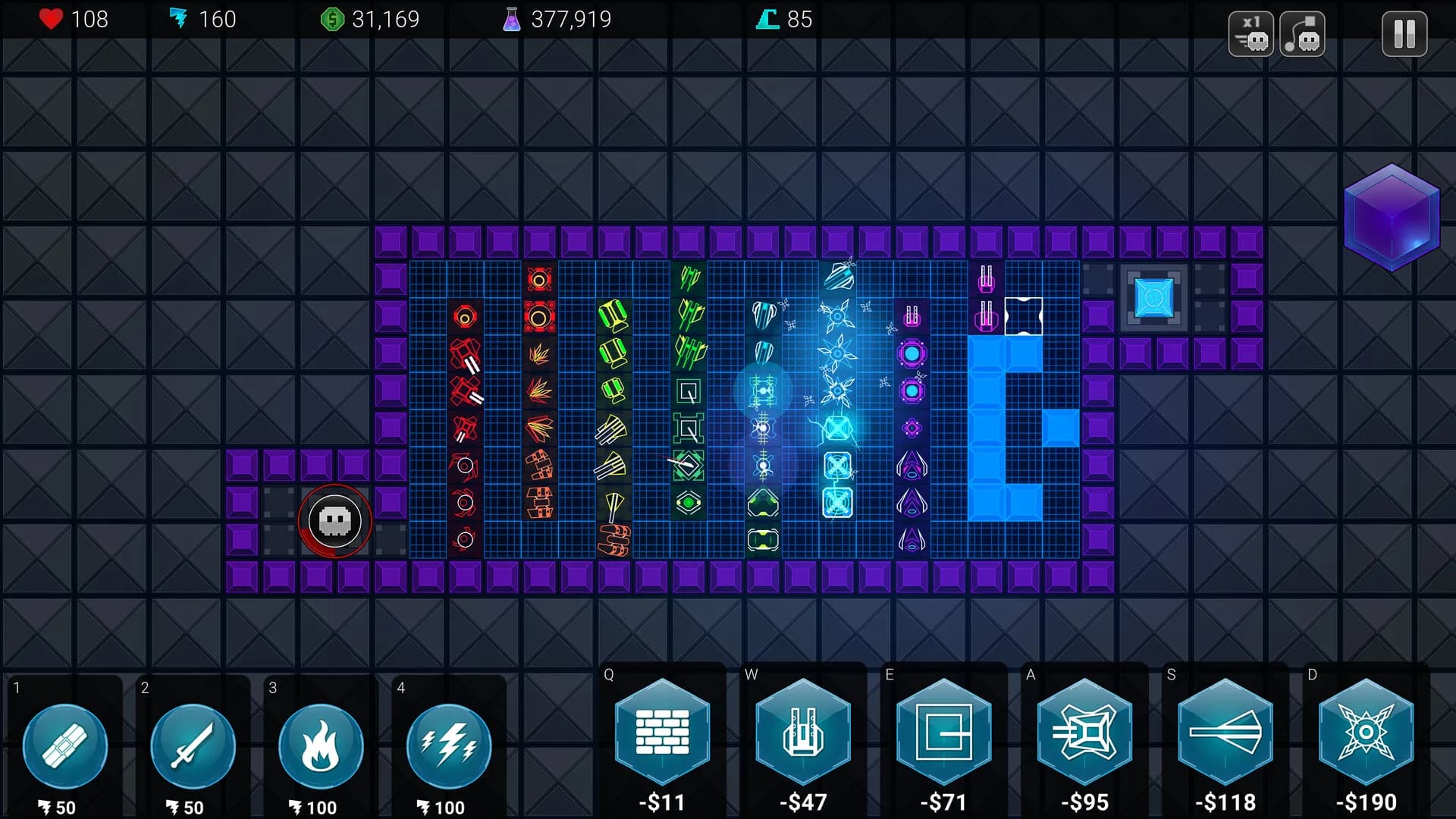 Geometry Defense: Infinite görsel 3
