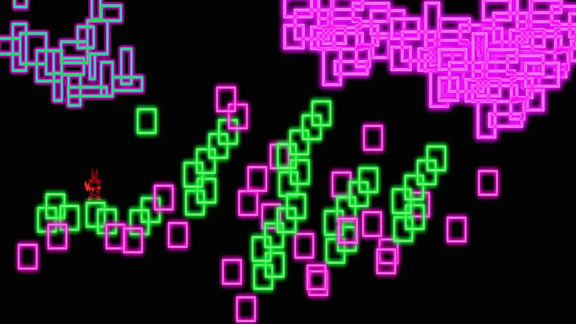 Neon Cat Tickler görsel 2