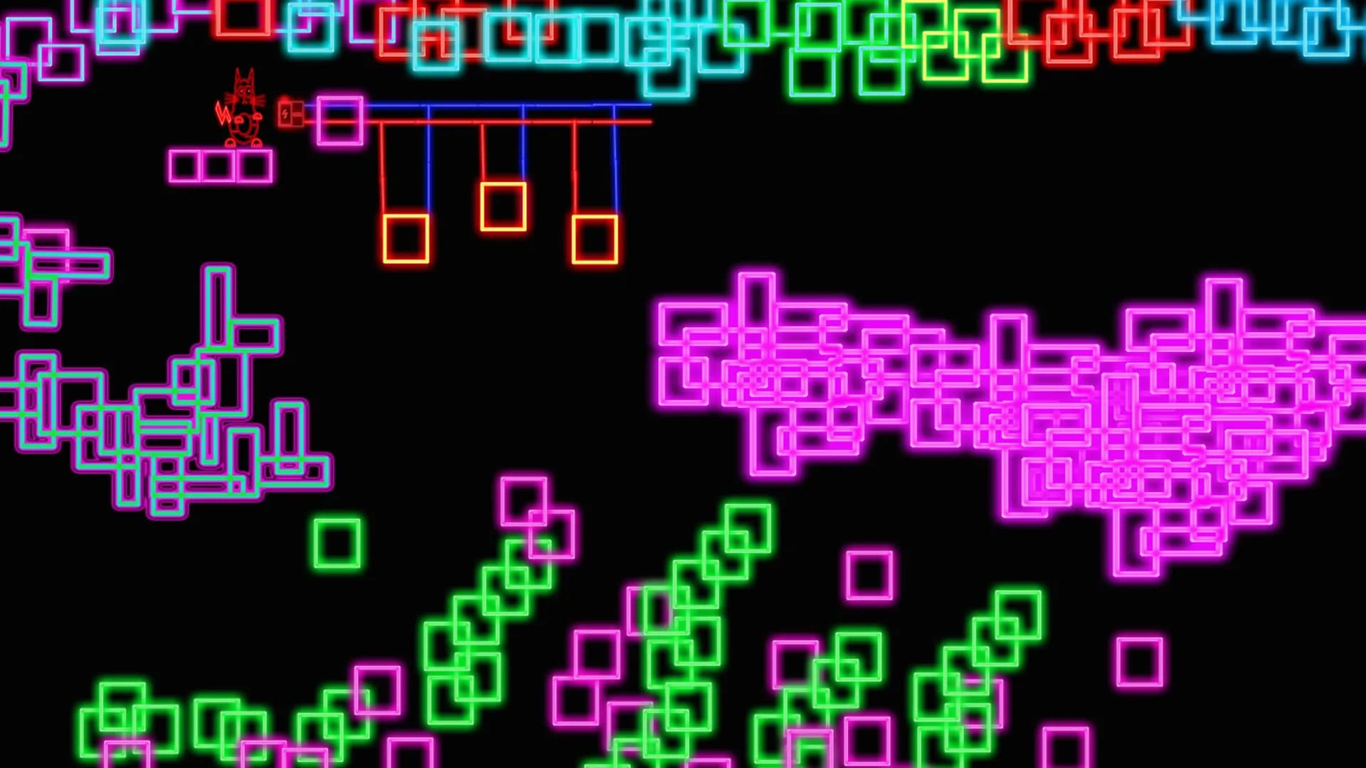 Neon Cat Tickler görsel 3
