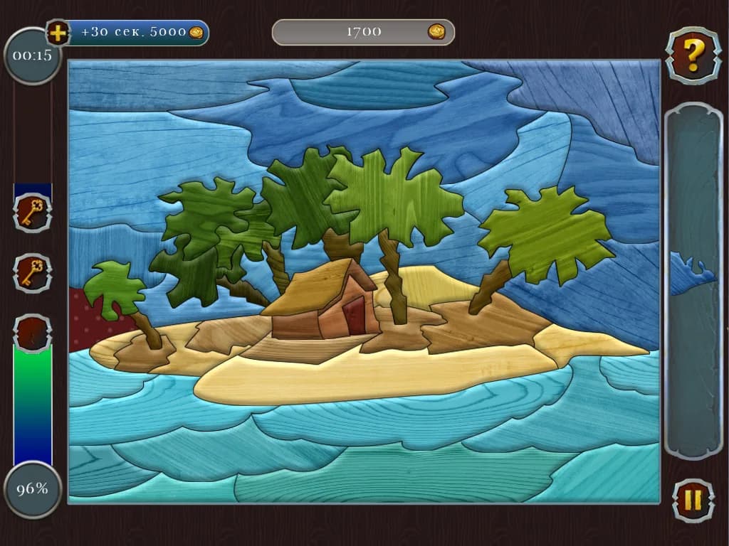 Pirate Mosaic Puzzle. Caribbean Treasures görsel 5