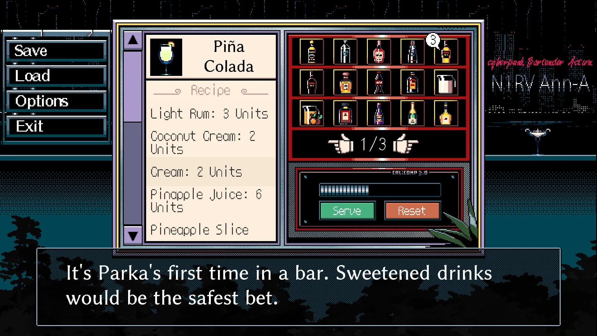 N1RV Ann-A: Cyberpunk Bartender Action görsel 5