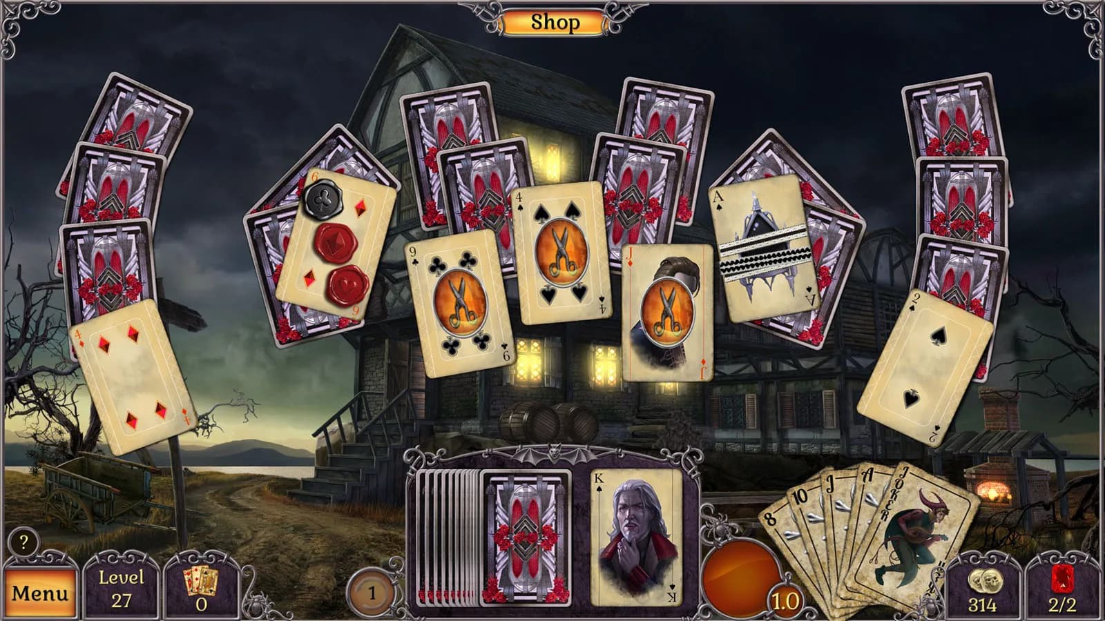 Jewel Match Twilight Solitaire görsel 2