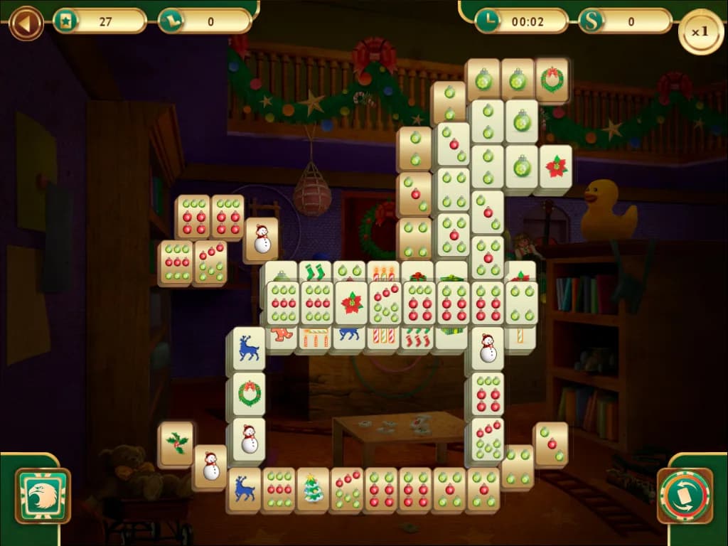 Christmas Mahjong görsel 3