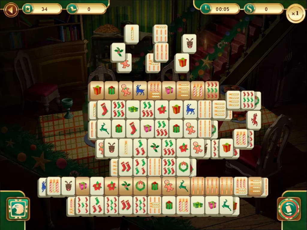 Christmas Mahjong görsel 4