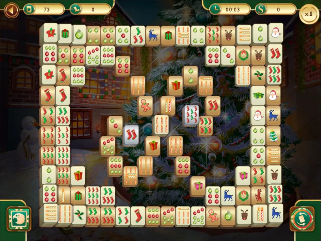 Christmas Mahjong görsel 5