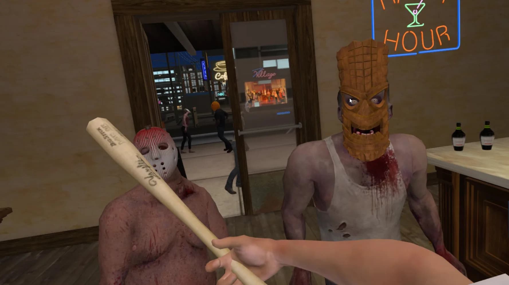 Drunkn Bar Fight on Halloween görsel 2