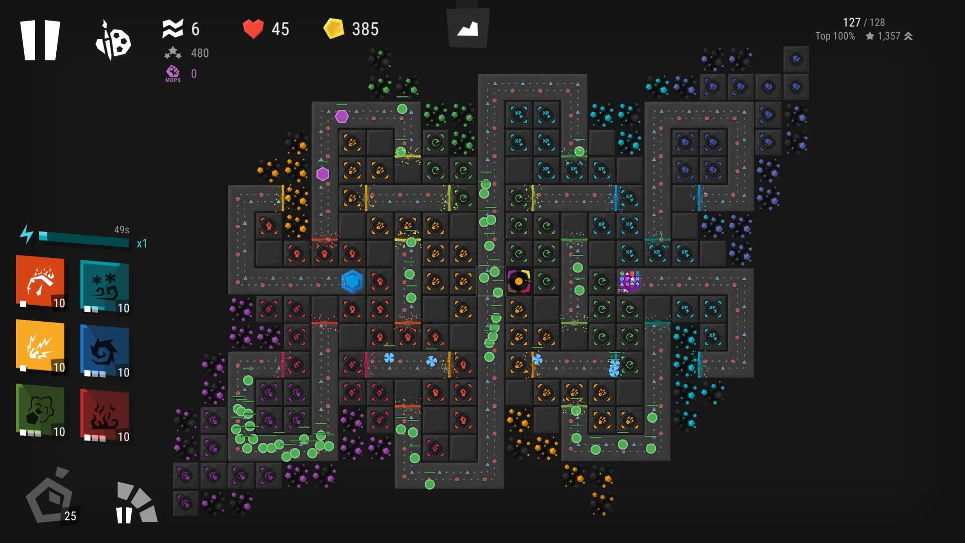 Infinitode 2 - Infinite Tower Defense görsel 2