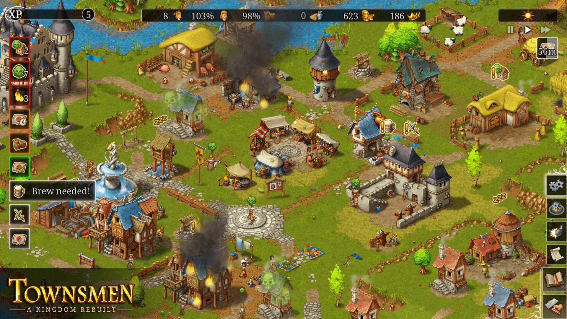 Townsmen - A Kingdom Rebuilt görsel 6