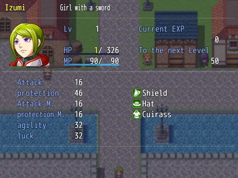 Girl with a big SWORD görsel 5
