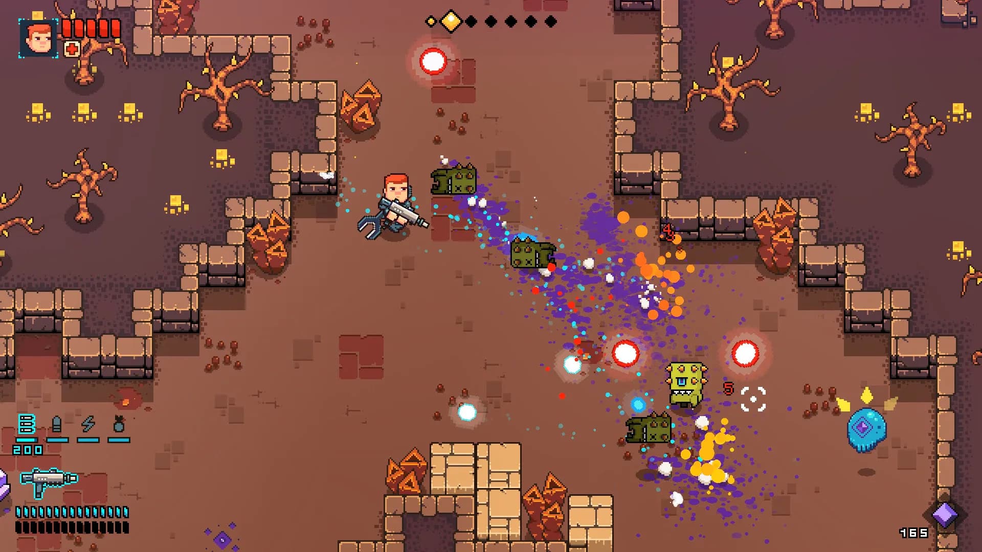 Space Robinson: Hardcore Roguelike Action görsel 2