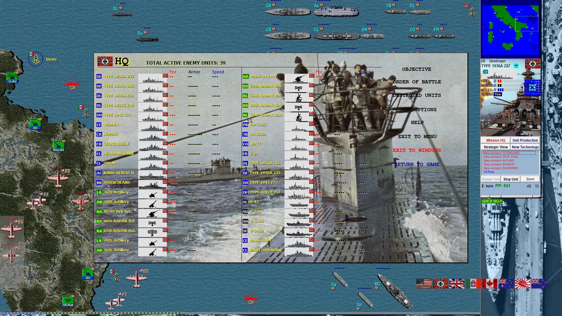 Battleships and Carriers - WW2 Battleship Game görsel 2